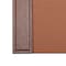 Dacasso Brown Crocodile Embossed 34" x 20" Side-Rail Desk Pad PR-2001 - alternate 5